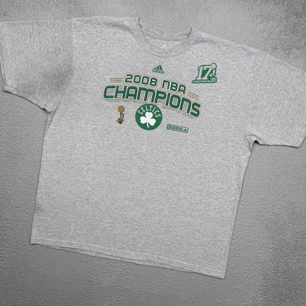 Vintage 2008 Boston Celtics NBA Champions Adidas T-Shirt